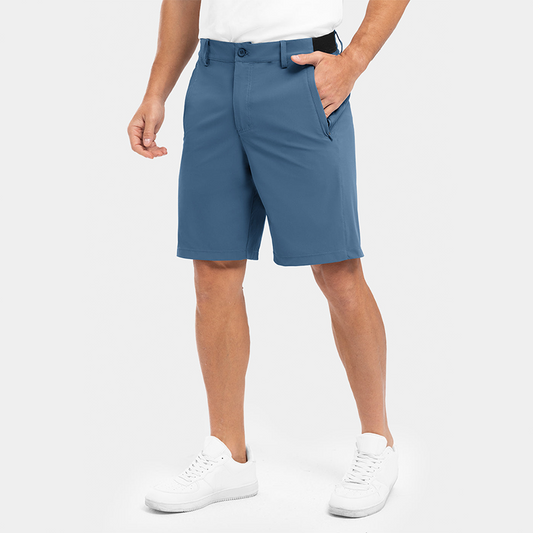 📢📢50% OFF !!!⏰Men's Solid Color Flat Front Shorts