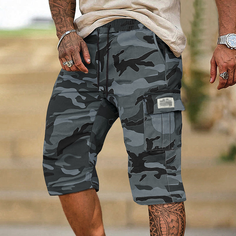 🩳 50% OFF NOW! ⚡ Men's Camo Cargo Shorts – Multi-Pocket, Adjustable & Breathable (2XS–3XL) 🏔️