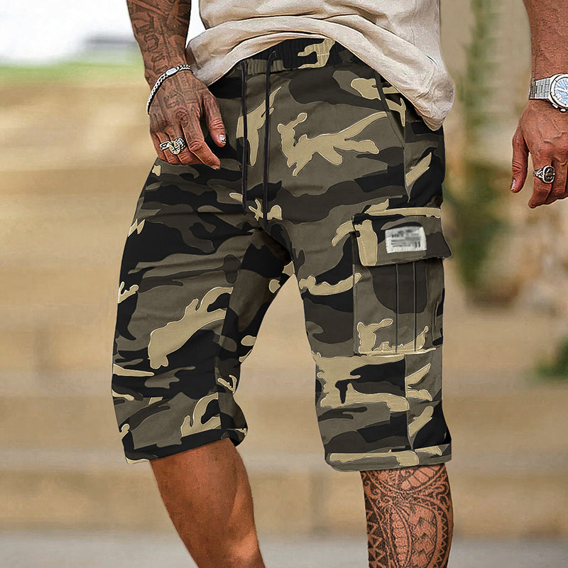 🩳 50% OFF NOW! ⚡ Men's Camo Cargo Shorts – Multi-Pocket, Adjustable & Breathable (2XS–3XL) 🏔️