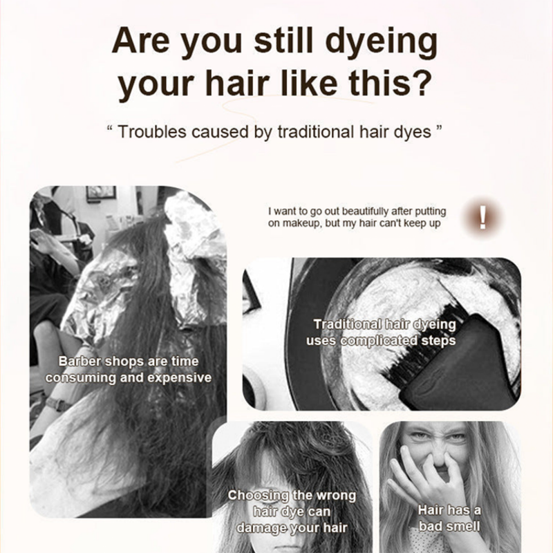 💇‍♀️ 3-in-1 Hair Color Comb | Color, Blend & Apply in One – Easy to Use at Home