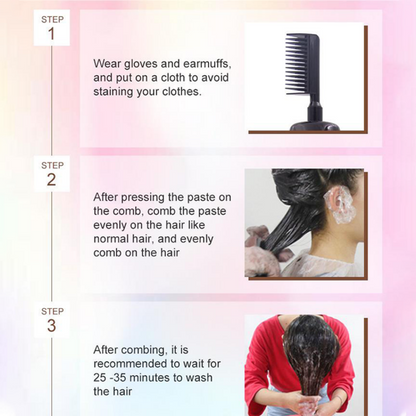 💇‍♀️ 3-in-1 Hair Color Comb | Color, Blend & Apply in One – Easy to Use at Home