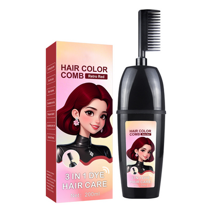 💇‍♀️ 3-in-1 Hair Color Comb | Color, Blend & Apply in One – Easy to Use at Home