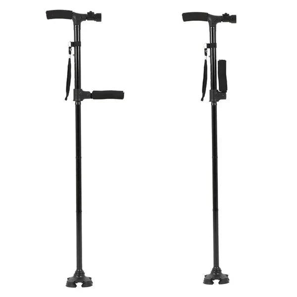 🔥💥 Aluminum Alloy LED Light Anti-Skid Folding Walking Stick 💥👵
