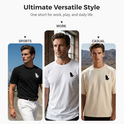 👕50% OFF!🙏Men's Praying Hands Graphic Tee – Cotton, Casual, Symbolic, Versatile ✨
