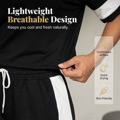 Women’s Comfortable Drawstring Waist Pant Set