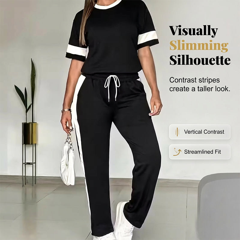 Women’s Comfortable Drawstring Waist Pant Set