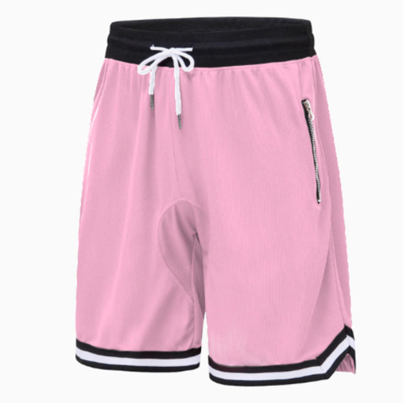 Men's Athletic Performance Shorts with Zipper Pockets