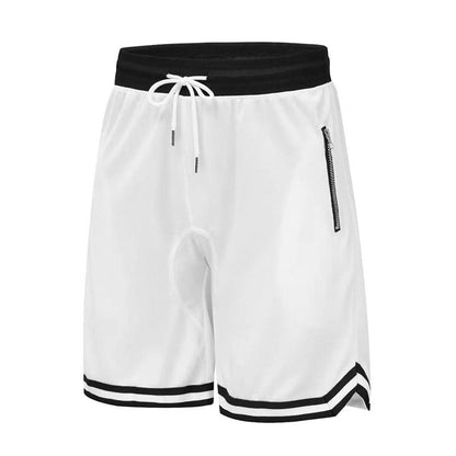 Men's Athletic Performance Shorts with Zipper Pockets