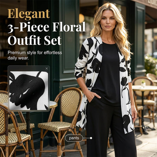 ⏰🔥LIMITED TIME 50% OFF! 👚 Women’s Casual Comfortable 3-Piece Outfit Set – Stylish, Soft & Perfect for Everyday Wear ✨💃