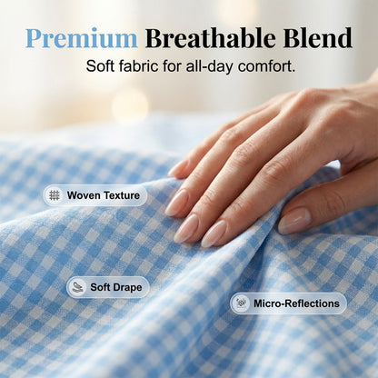 📢📢Limited-time 50% off-Summer Loose Fit Gingham Pants for Women