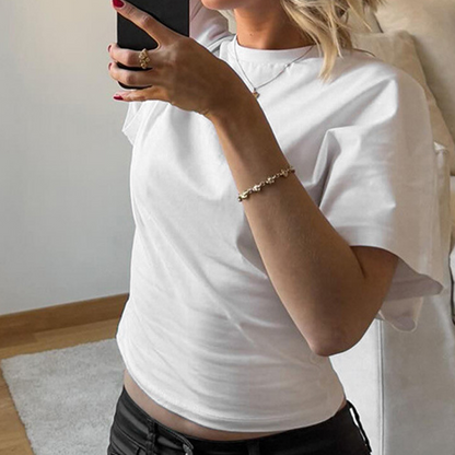 ⏰ Limited 50% Off🔥！！🌸✨ Women's Summer Chic Fitted Waist Tee