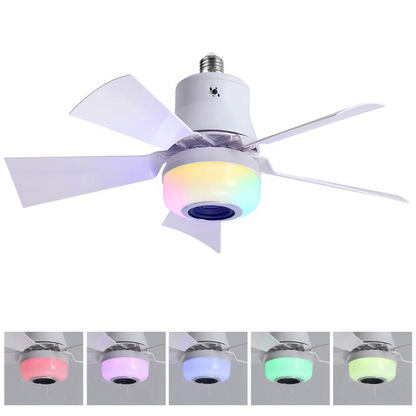 🔥Summer Special🌬️Smart Ceiling Fan with Light, RGB & Bluetooth Speaker