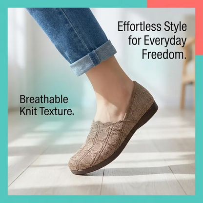 ⏰Last Day Special Offer: 19.99!!💥Women's Breathable Woven Slip-On Flats