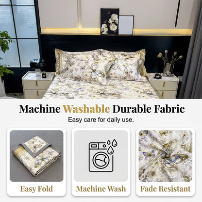 🔥Hot Sale 50% OFF🔥3-Piece Cooling Summer Bed Sheet Set