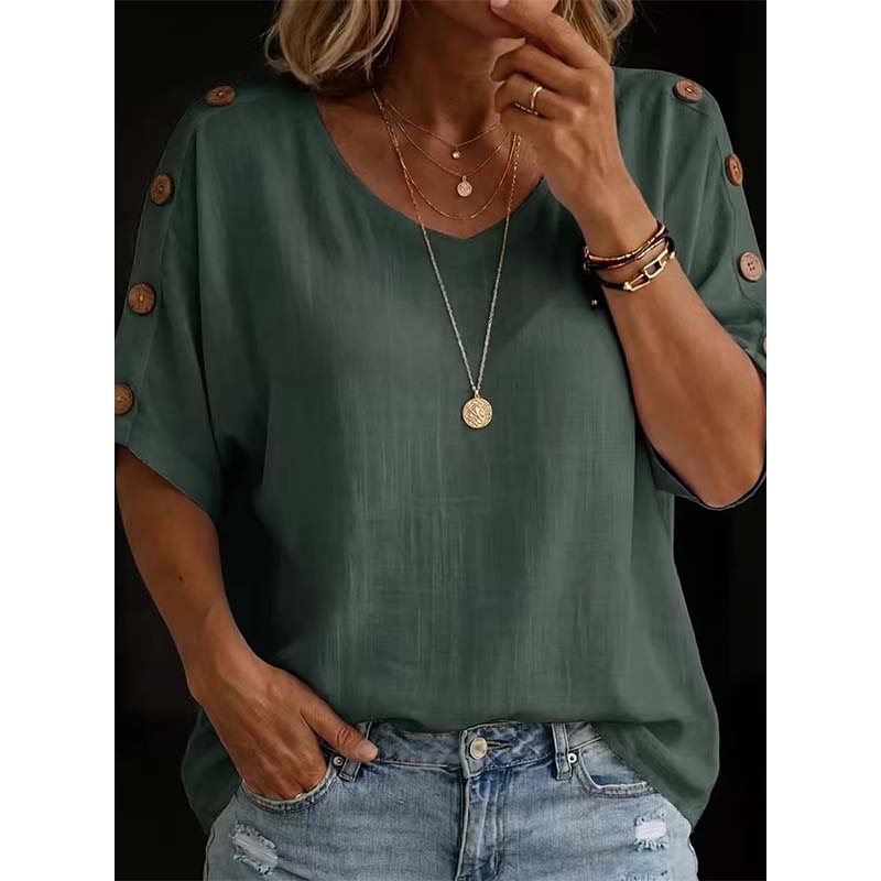 Women's Casual Scoop Neck Top