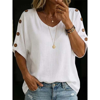 Women's Casual Scoop Neck Top