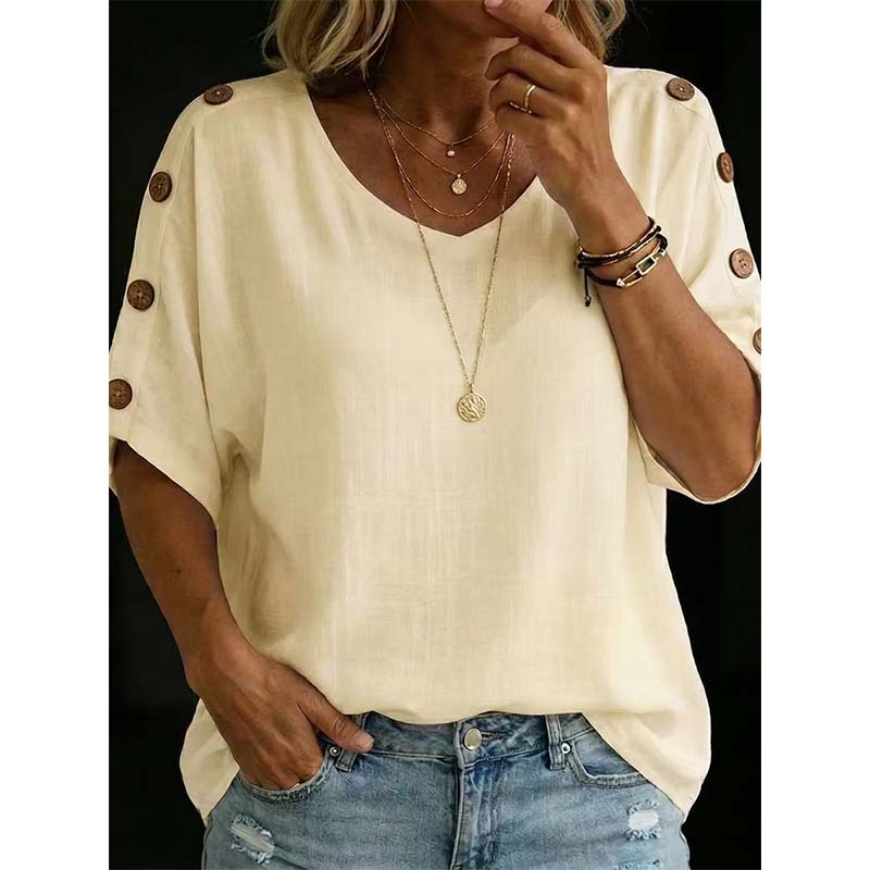 Women's Casual Scoop Neck Top