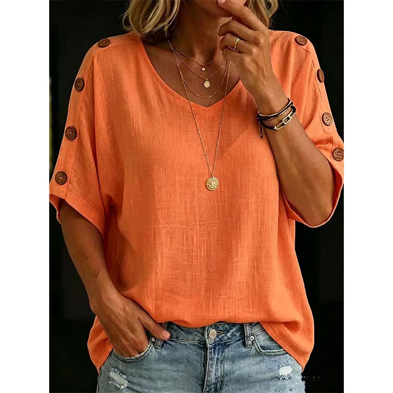 Women's Casual Scoop Neck Top