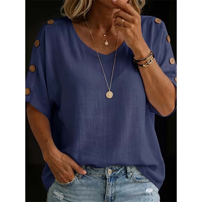 Women's Casual Scoop Neck Top