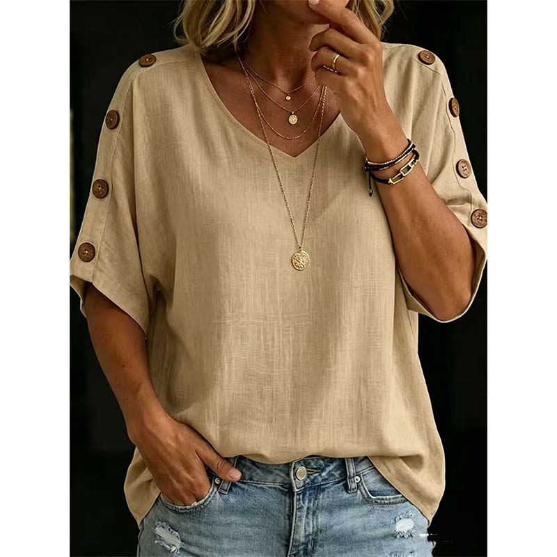 Women's Casual Scoop Neck Top