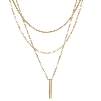 Elegant Multi Layered Necklace with Delicate Pendant🎁