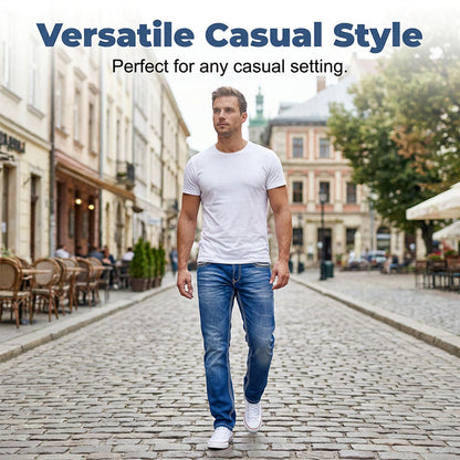 High-Stretch Double-Stitched Men's Jeans
