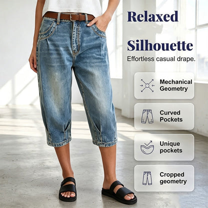 Women’s Vintage Capri Denim Jeans