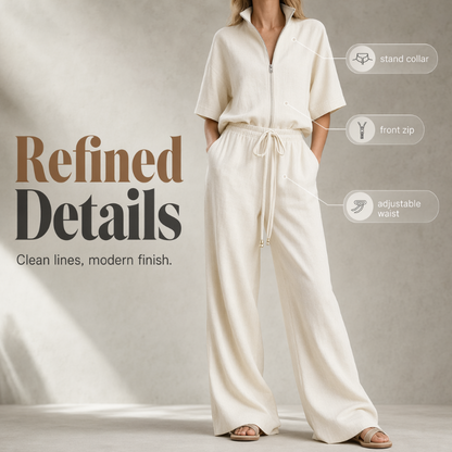Women's Casual Top and Pants Set