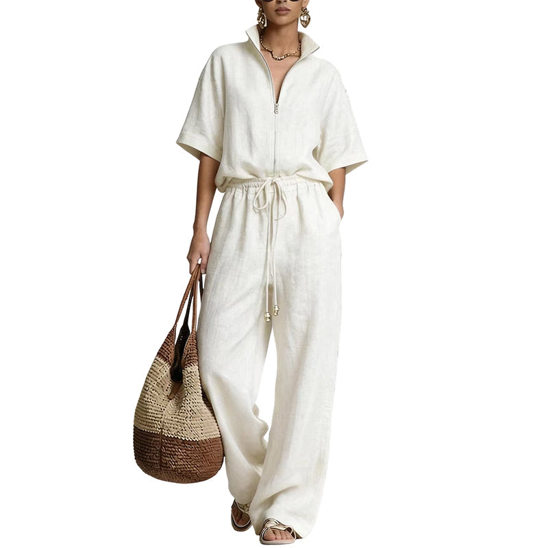 Women's Casual Top and Pants Set