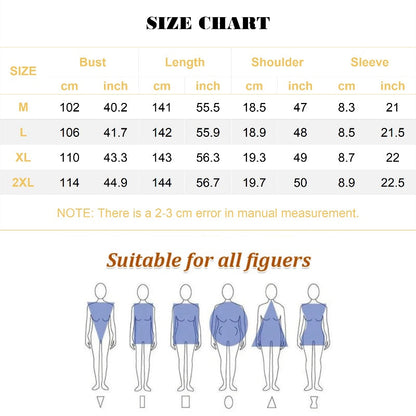 🌞 FLASH SALE 50% OFF ! 👗 Casual Loose Printed V-Neck Long Dress
