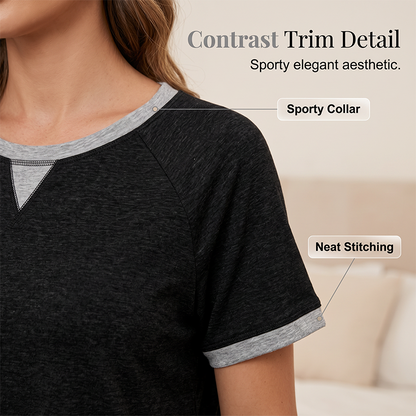 Women's Casual Top and Shorts Set
