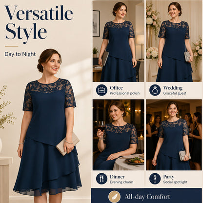🌸Women's Elegant Plus Size Tiered Dress