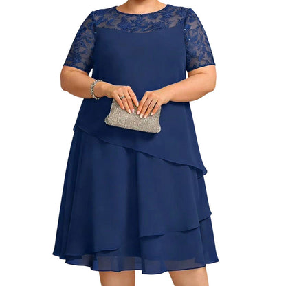 🌸Women's Elegant Plus Size Tiered Dress
