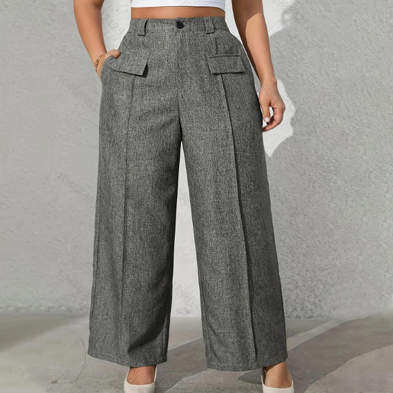 Women's High-Waisted Suit Pants
