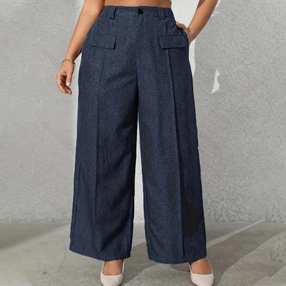 Women's High-Waisted Suit Pants