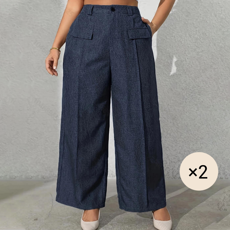 Women's High-Waisted Suit Pants