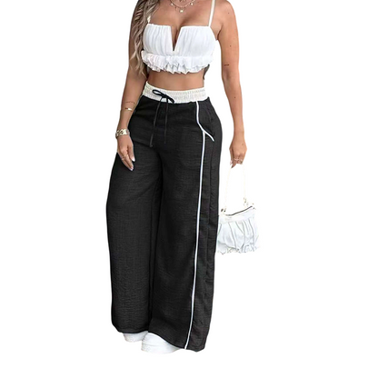 Women's High-Waist Wide-Leg Pants