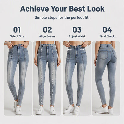 Women's High Waisted Slimming Skinny Jeans