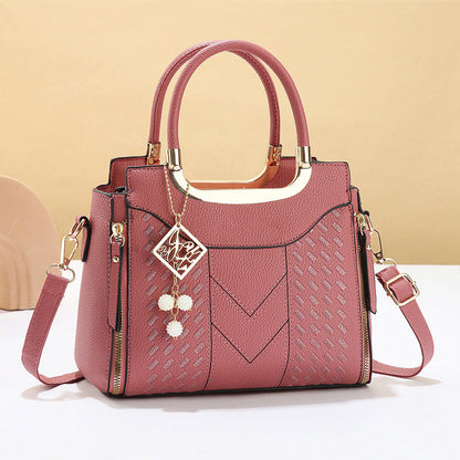 Elegant Women's Top-Handle Satchel & Shoulder Strap