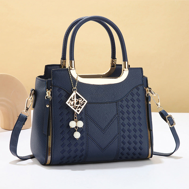 Elegant Women's Top-Handle Satchel & Shoulder Strap