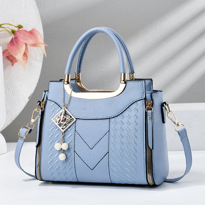 Elegant Women's Top-Handle Satchel & Shoulder Strap