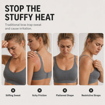 Women's Hollow Mesh Push Up Sports Bra
