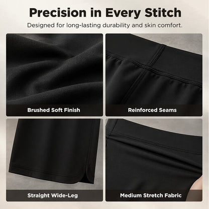 Women's Casual Wide-Leg Knee-Length Shorts