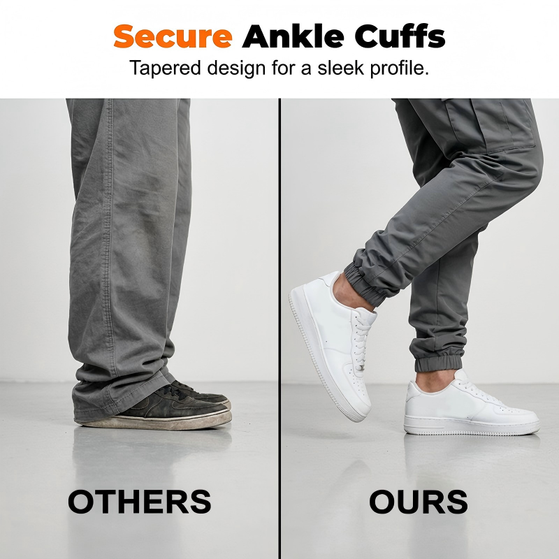 Men's Casual Multi-Pocket Cargo Joggers