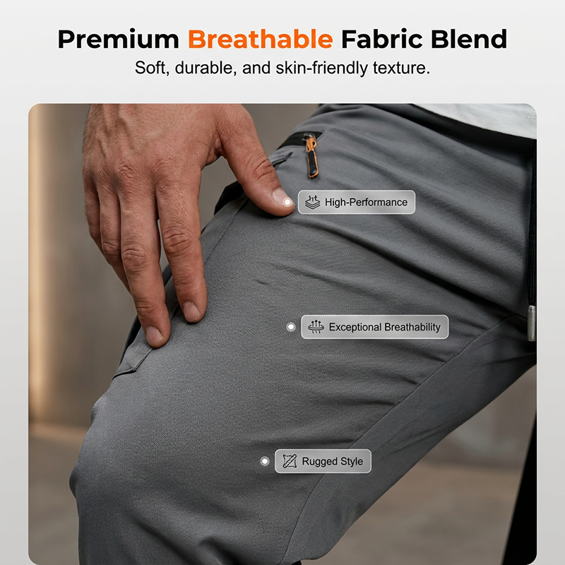 Men's Casual Multi-Pocket Cargo Joggers