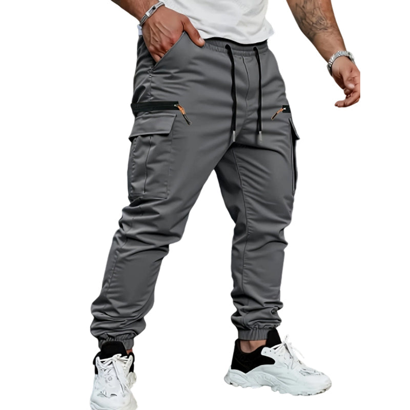 Men's Casual Multi-Pocket Cargo Joggers