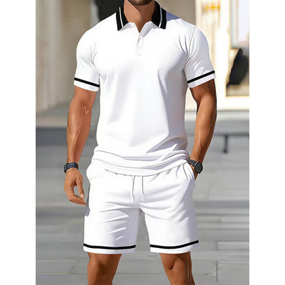 Men's Casual 2-Piece Set Summer Tracksuit