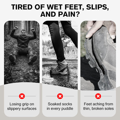 Men's Waterproof Non-Slip Hiking & Work Boots
