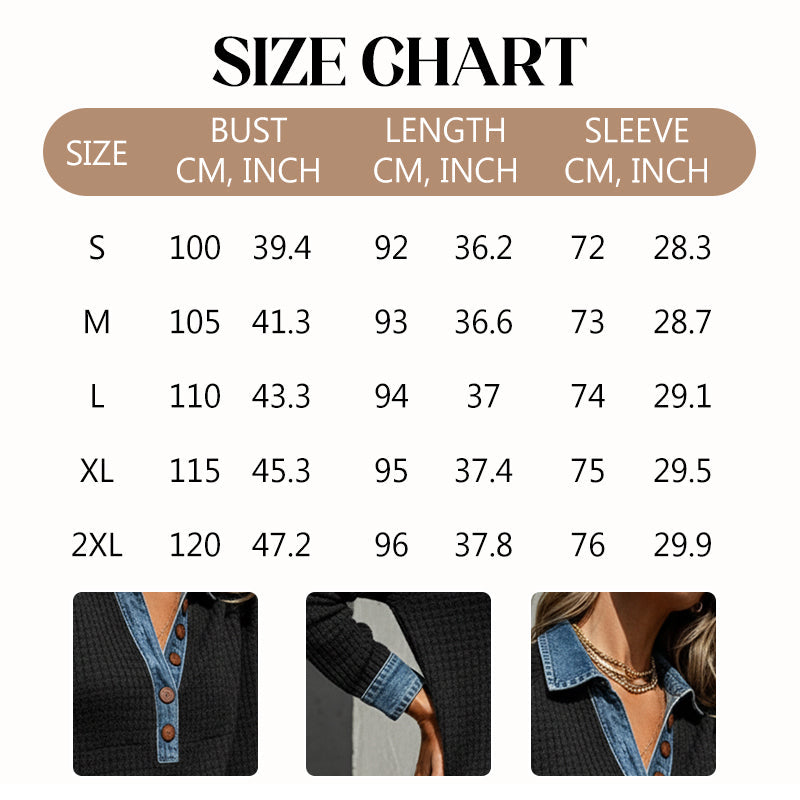 Women's Casual Long Sleeve Collared Dress