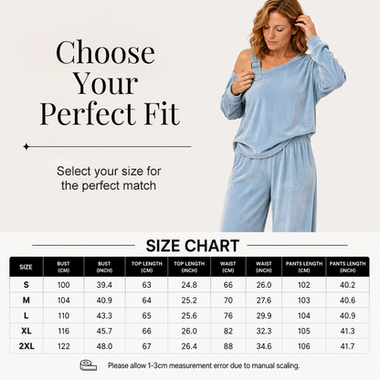 Women's Off-Shoulder Top & Wide-Leg Pants Set